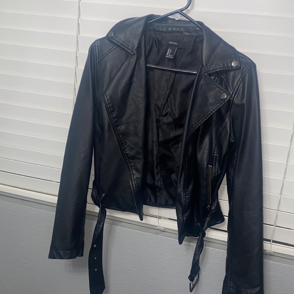 Leather jacket from forever 21